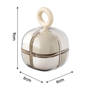 Portapillole magnetico a 8 scomparti - Beige