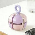 Portapillole magnetico a 8 scomparti - Rosa / Viola