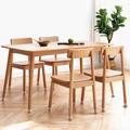 8 Pcs. Square Chair Leg Covers with Felt - M (Open Box - Bulk Satisfactory) - Coffee