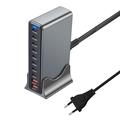 Caricabatterie rapido multi-porta da tavolo GaN da 800W con supporto