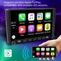 9001W Autoradio da 9" con display integrato - CarPlay wireless, Android Auto, Bluetooth 5.2, Wi-Fi 6 - Nero