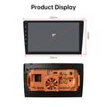 Lettore multimediale per auto 9009W con CarPlay e Android Auto wireless - 9" - Nero