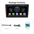 Lettore multimediale per auto 9009W con CarPlay e Android Auto wireless - 9" - Nero