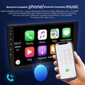 Lettore multimediale per auto 9009W con CarPlay e Android Auto wireless - 9" - Nero