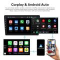 Lettore multimediale per auto 9009W con CarPlay e Android Auto wireless - 9" - Nero