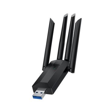 Adattatore di rete wireless USB 3.0 a doppia banda A07 con 4 antenne - 1200Mbps