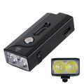 Torcia Mini LED A1 da 5W - 580lm, IP66, USB-C, clip magnetica - Nera