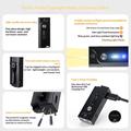 Torcia Mini LED A1 da 5W - 580lm, IP66, USB-C, clip magnetica - Nera