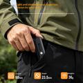 Torcia Mini LED A1 da 5W - 580lm, IP66, USB-C, clip magnetica - Nera