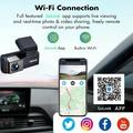 A10 Dual Dash Cam - 4K/2K, GPS, ADAS, Wi-Fi, monitoraggio parcheggio - Nero