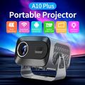 Proiettore portatile Android A10 Plus con decodifica 4K - Nero