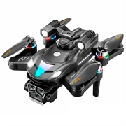 A168 Drone RC senza spazzole con doppia telecamera 8K, flusso ottico - Nero