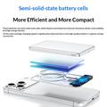 Power bank magnetico ultrasottile A20A da 5000mAh con ricarica USB-C da 35W - Argento