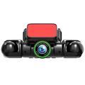 Dash cam A35 a 4 canali, Full HD 1080p, WiFi - Nera