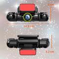 Dash cam A35 a 4 canali, Full HD 1080p, WiFi - Nera
