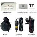 Videocamera da cruscotto A36 a 4 canali - 1080p, Wi-Fi, schermo IPS da 3", registrazione notturna - Nero