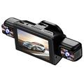 Videocamera da cruscotto A36 a 4 canali - 1080p, Wi-Fi, schermo IPS da 3", registrazione notturna - Nero