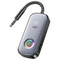 Adattatore Bluetooth A6 Pro per auto e casa con illuminazione RGB - Nero