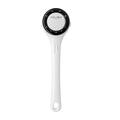 Spazzola elettrica per doccia A8 con 5 testine, display a LED - Bianca