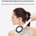 Spazzola elettrica per doccia A8 con 5 testine, display a LED - Bianca