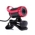 Webcam A859 con cavo USB e microfono integrato - 640x480 - Nero / Rosso