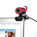 Webcam A859 con cavo USB e microfono integrato - 640x480 - Nero / Rosso