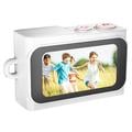 Mini videocamera HD A86 1080P da portachiavi con touch screen - Rosa