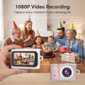 Mini videocamera HD A86 1080P da portachiavi con touch screen - Rosa