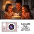 Mini videocamera HD A86 1080P da portachiavi con touch screen - Rosa