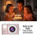 Mini videocamera HD A86 1080P da portachiavi con touch screen - Rosa