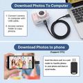 Mini videocamera HD A86 1080P da portachiavi con touch screen - Rosa