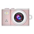 Mini videocamera HD A86 1080P da portachiavi con touch screen - Rosa