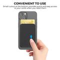 AhaStyle PT133-B Supporto magnetico per schede telefoniche in silicone - nero