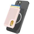 AhaStyle PT133-B Supporto magnetico per schede telefoniche in silicone - Rosa