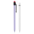 AHASTYLE PT80-1-K per Apple Pencil di seconda generazione Penna stilo Custodia in silicone protettiva antigoccia - Viola