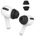 AHASTYLE PT99-2 1 coppia di auricolari Earbud per Apple AirPods Pro 2 / AirPods Pro Bluetooth Earphone Silicone Caps Cover, Taglia S - Nero