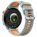 Orologio smart AK122 da 1.7" - Chiamate Bluetooth, frequenza cardiaca, SpO2, IP68 - Grigio / Arancione