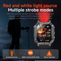 Smartwatch sportivo AK86 con monitoraggio della frequenza cardiaca e dell\'ossigeno nel sangue - Cinturino in acciaio - Argento