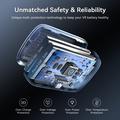 Cinghia per la testa con batteria AMVR BS1 e ventola di raffreddamento per Meta Quest 3 - 8000mAh - Bianca