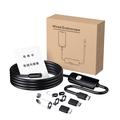 Telecamera endoscopica con cavo AN112 USB-C con adattatori Lightning/MicroUSB - 8mm, 5m