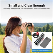 APEXEL HD Metal 20-40x Zoom Telescope Telephoto Lens Monocular Phone Camera Lens per iPhone Samsung Huawei