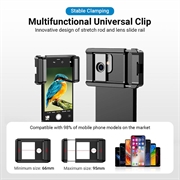 APEXEL HD Metal 20-40x Zoom Telescope Telephoto Lens Monocular Phone Camera Lens per iPhone Samsung Huawei