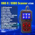 Scanner OBD2 AT500 - Strumento diagnostico per auto con schermo TFT da 2.4" - Nero / Rosso