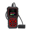 Scanner OBD2 AT500 - Strumento diagnostico per auto con schermo TFT da 2.4" - Nero / Rosso