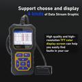Scanner OBD2 AT500 - Strumento diagnostico per auto con schermo TFT da 2.4" - Nero / Giallo