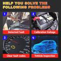 Scanner diagnostico per auto AT700 OBD2 con schermo TFT da 2.4" - Nero