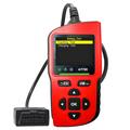 Scanner diagnostico per auto AT700 OBD2 con schermo TFT da 2.4" - Rosso