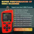 Scanner diagnostico per auto AT700 OBD2 con schermo TFT da 2.4" - Rosso