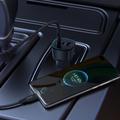 Caricabatterie da auto Acefast B18 200W - 2x USB-C, USB-A - Nero
