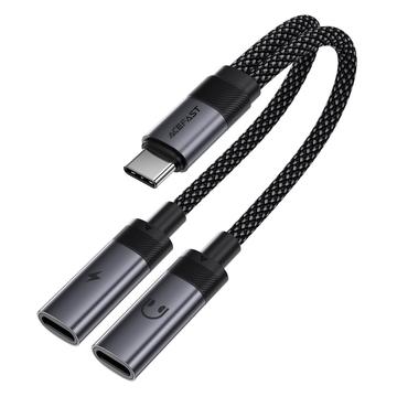 Adattatore e splitter audio USB-C Acefast J14 - Grigio